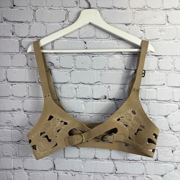 Joy Folie Marlow Suede Harness in Tan Size L/XL - Picture 2 of 12